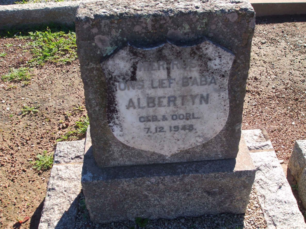 ALBERTYN Baba -1948