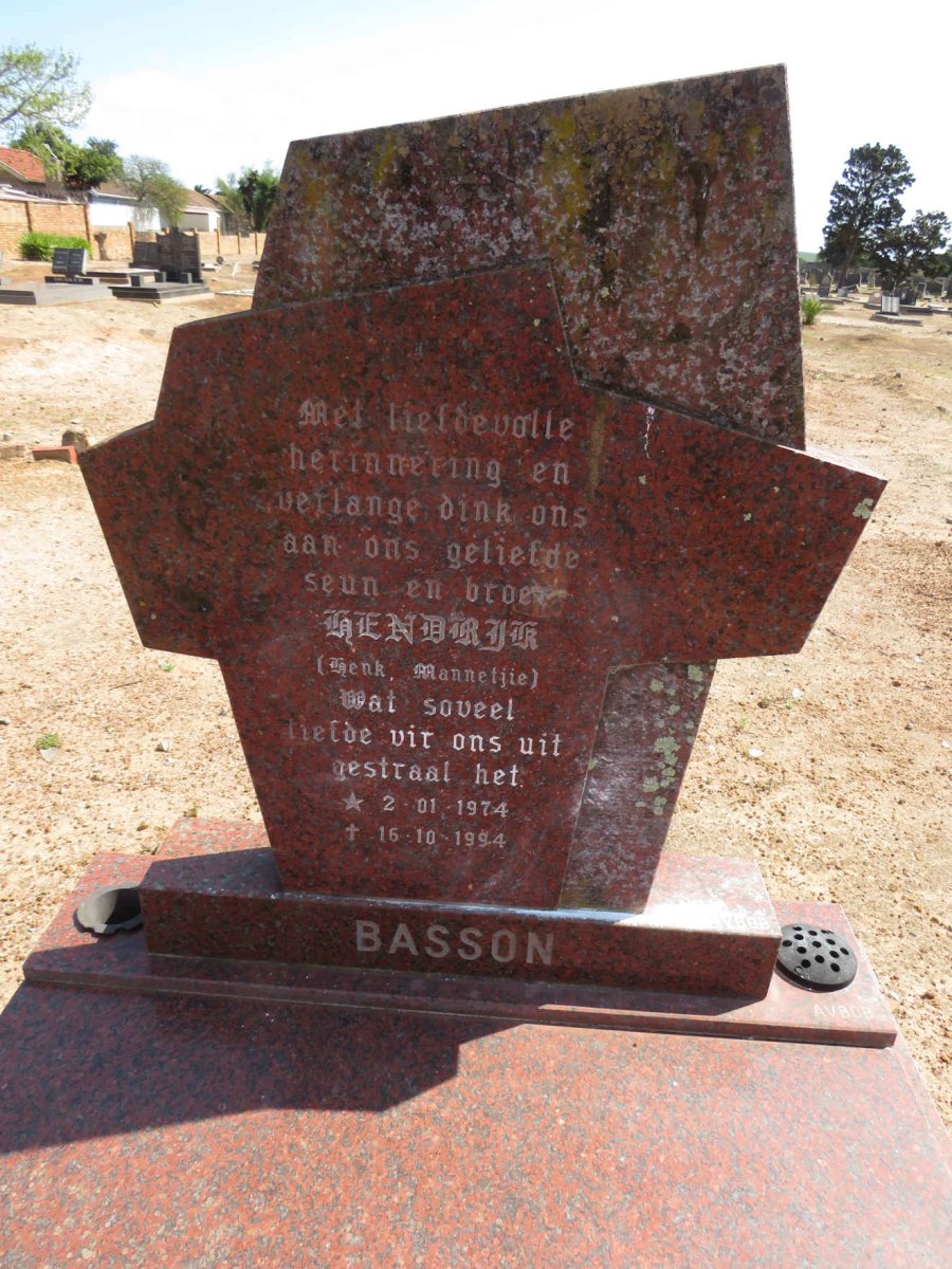 BASSON Hendrik 1974-1994