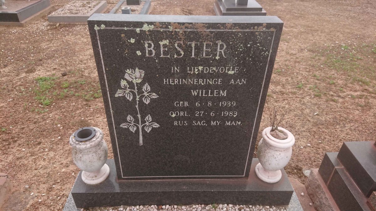 BESTER Willem 1939-1983