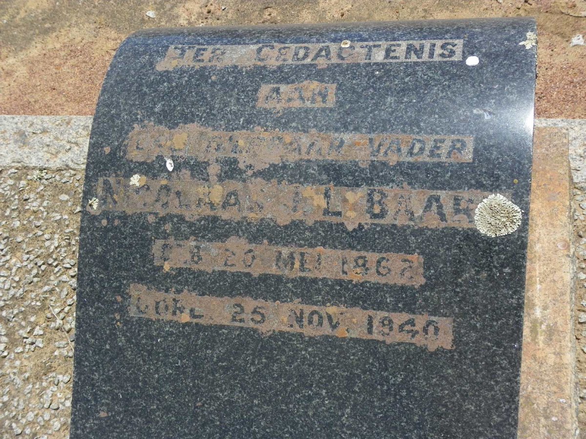 BAARD Nicolaas J.L. 1862-1940
