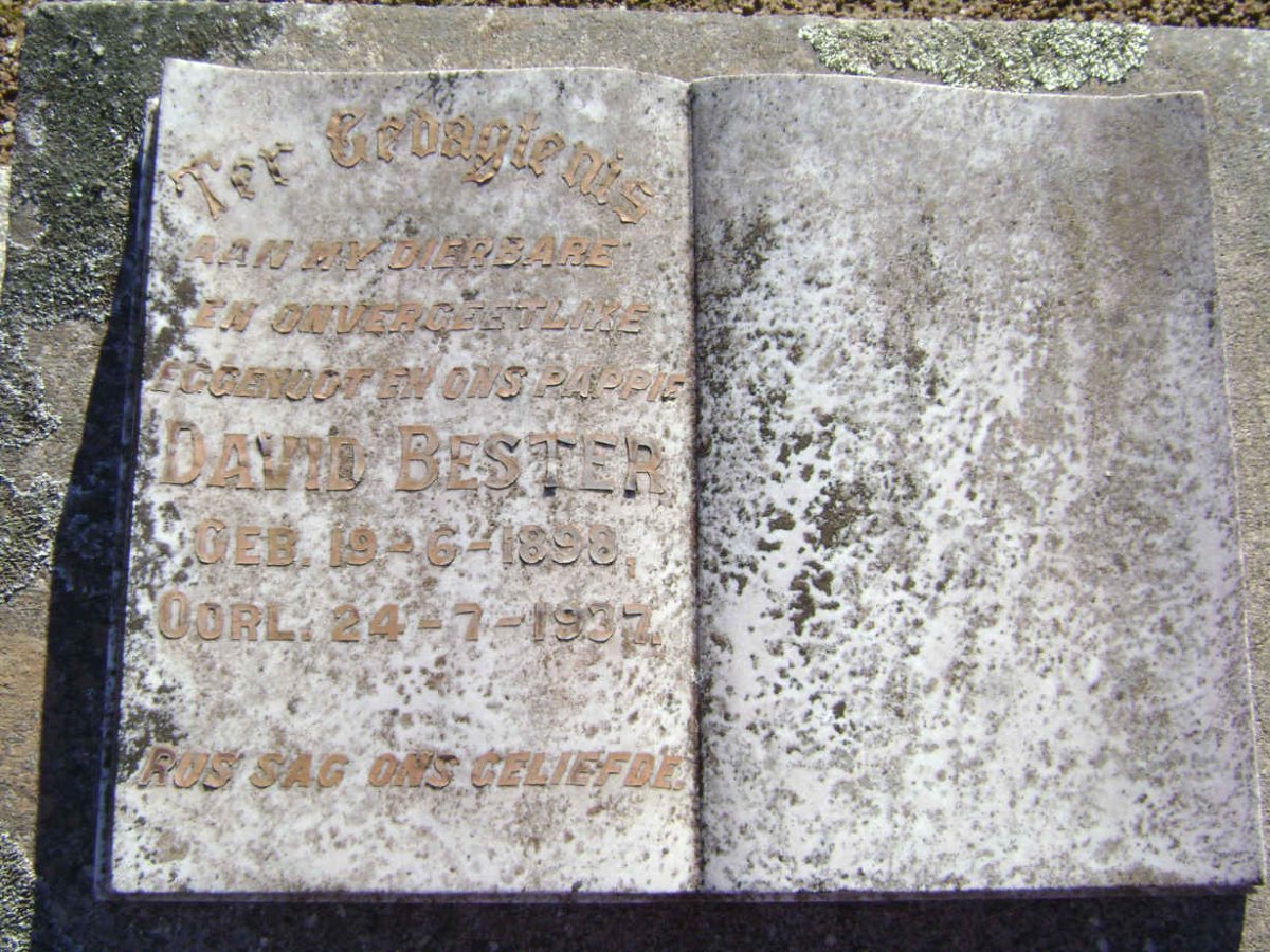 BESTER David 1898-1937