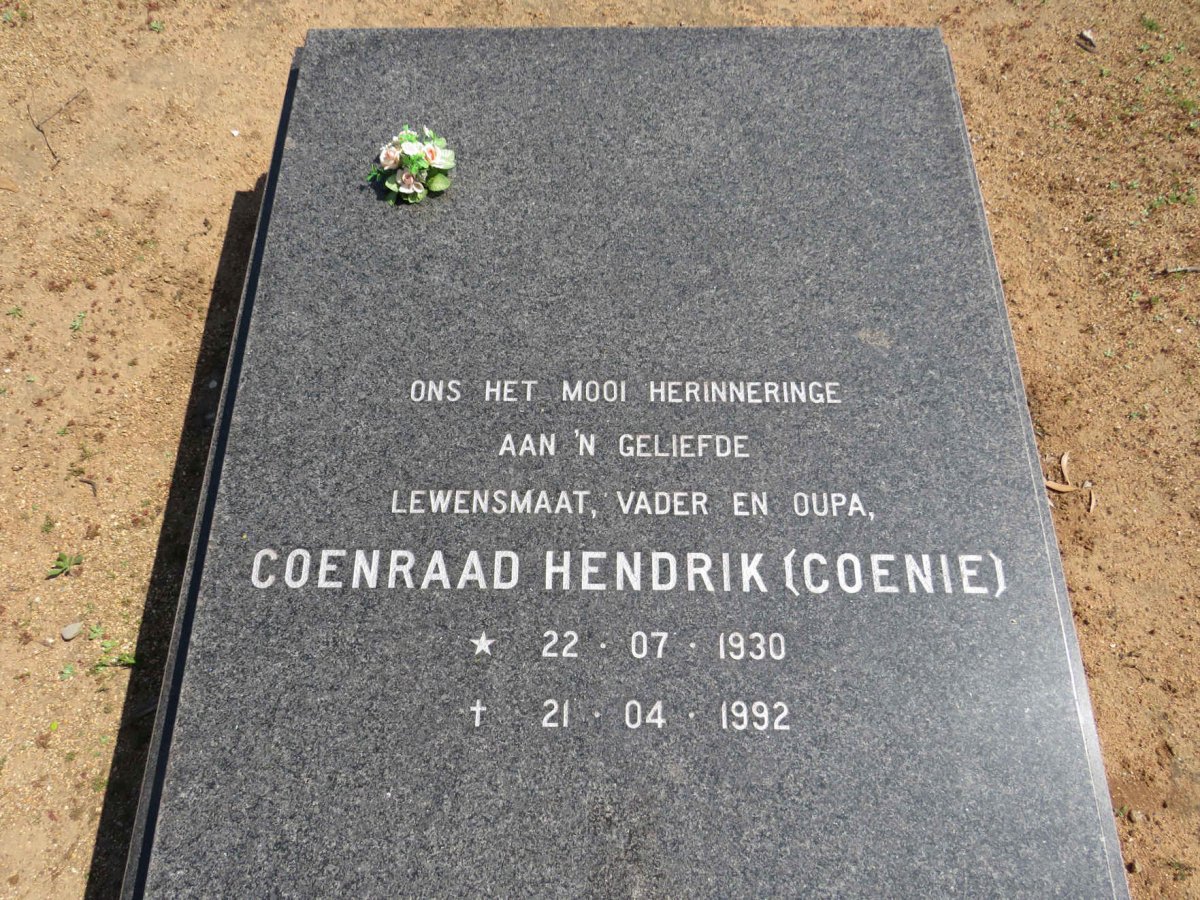 BESTER Coenraad Hendrik 1930-1992 &amp; Anna Sophia Johanna BRAND 1924-2007