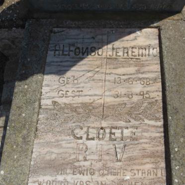 CLOETE Wilhelmina 1940-2008 :: CLOETE Alfonso Jeremia 1968-1995 
