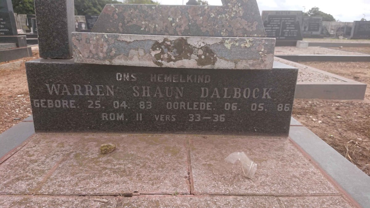 DALBOCK Warren Shaun 1983-1986