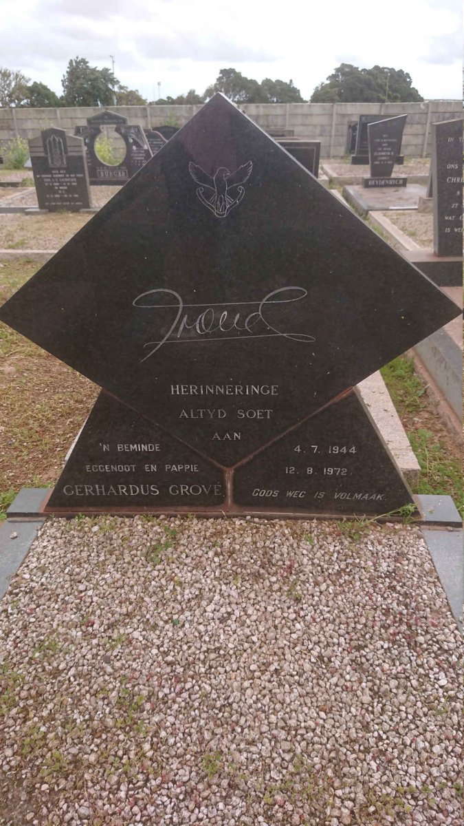 GROVE Gerhardus 1944-1972