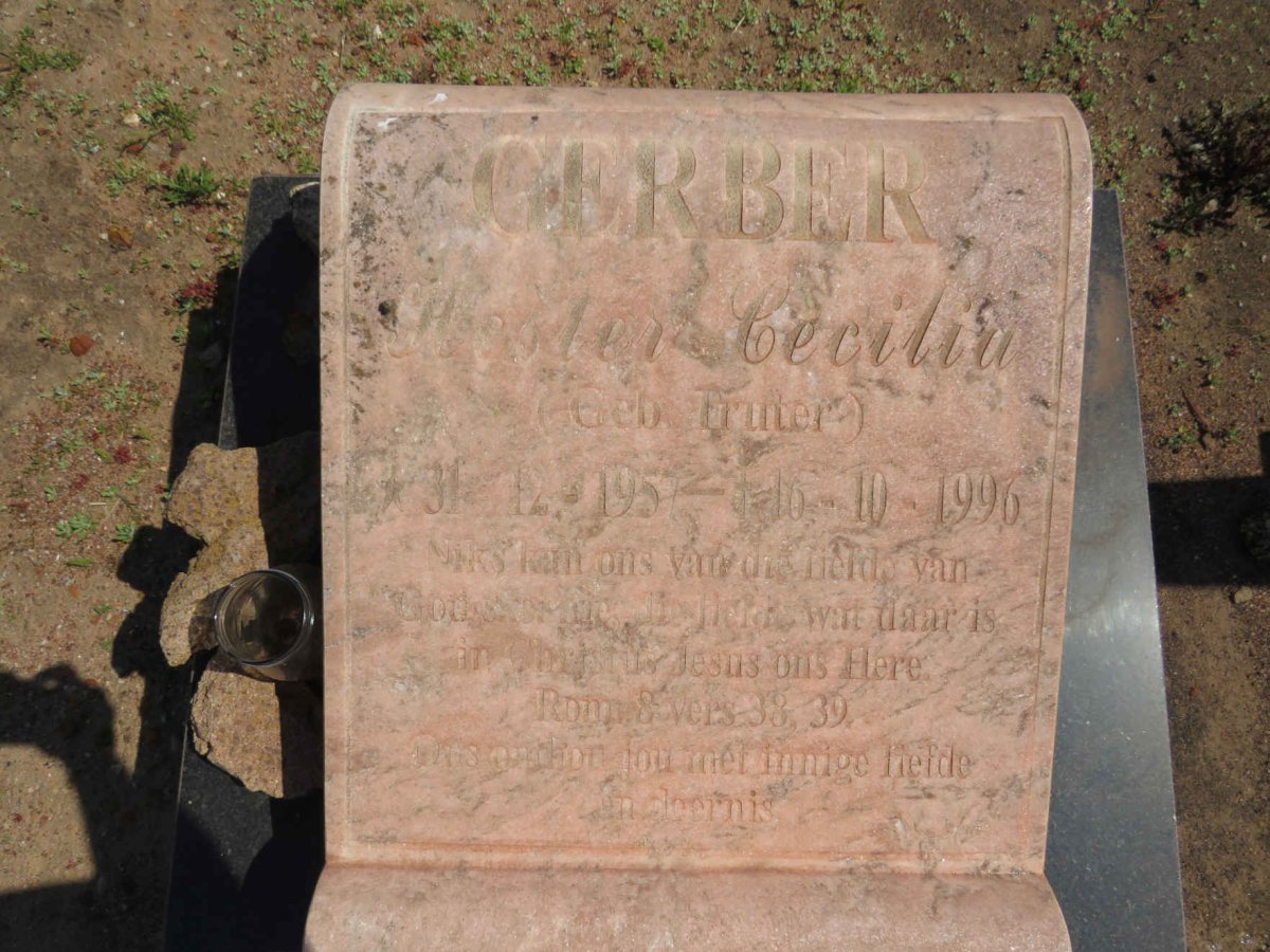 GERBER Hester Cecilia nee TRUTER 1957-1996