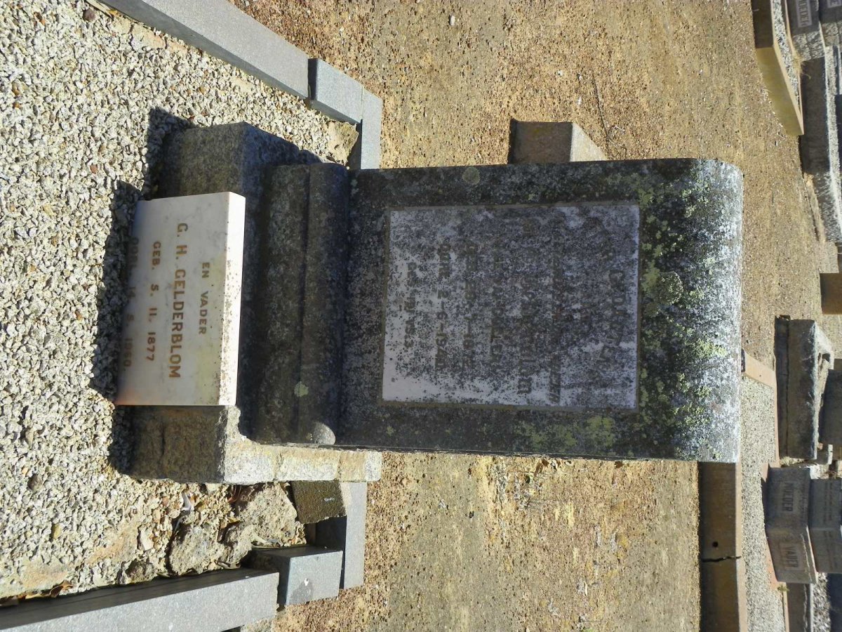 GELDERBLOM G.H. 1877-1960 &amp; M.C. VAN COLLER 1872-1940