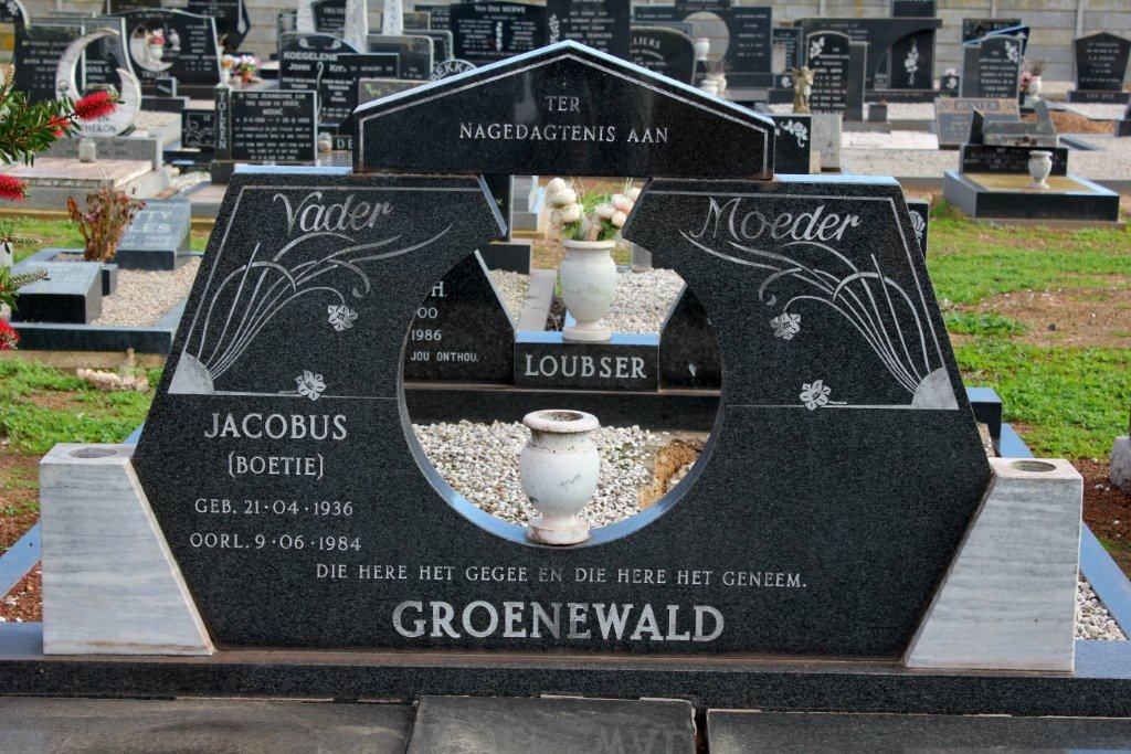 GROENEWALD Jacobus 1936-1984