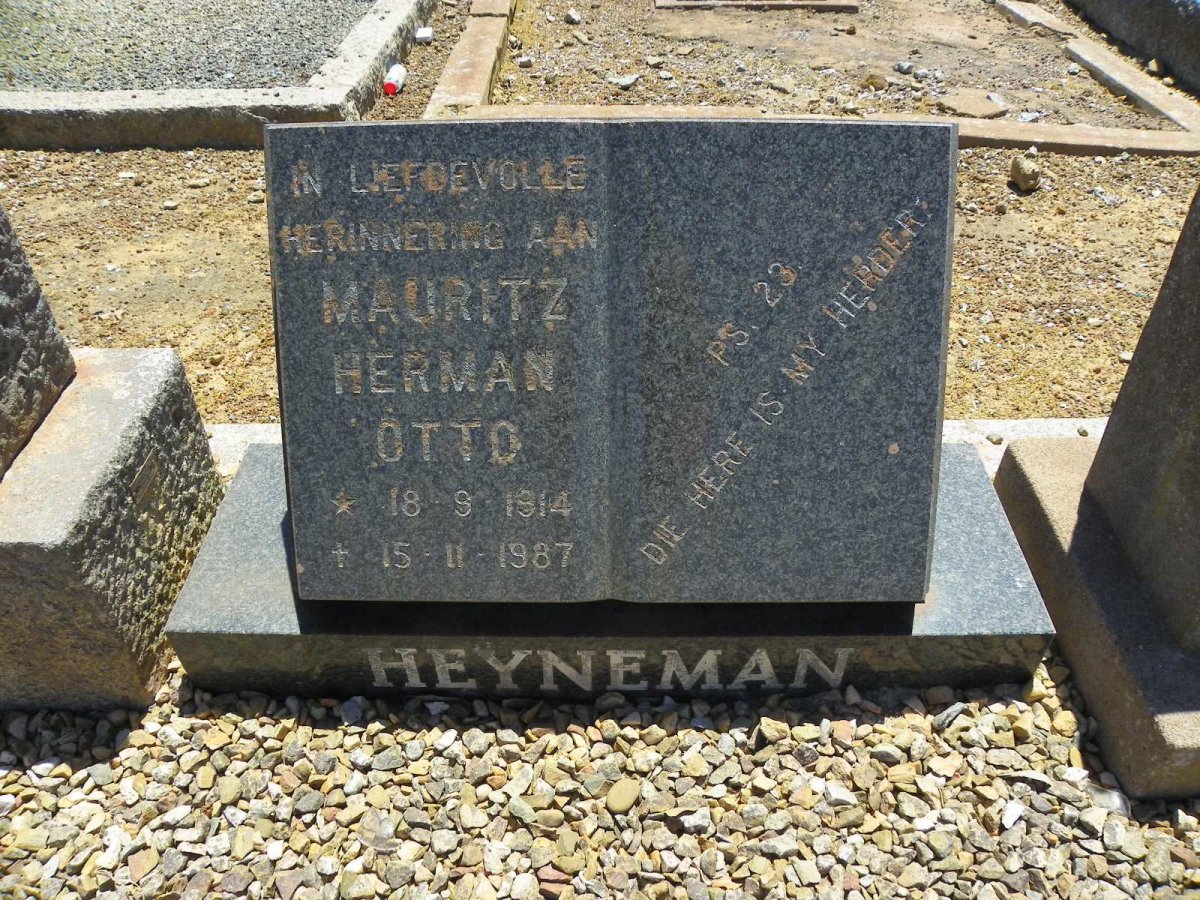 HEYNEMAN Mauritz Herman Otto 1914-1987