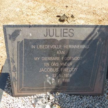 JULIES Jacobus Freddy 1938-1998