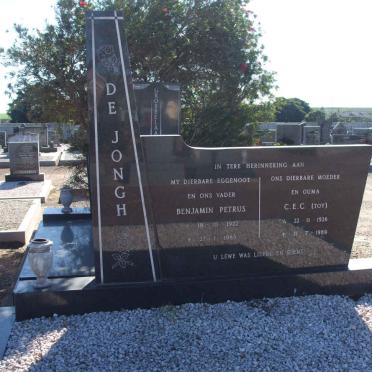 JONGH Benjamin Petrus, de 1922-1983 &amp; C.E.C. 1926-1989