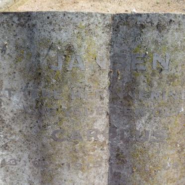 JANSEN Carolus 1915-1994