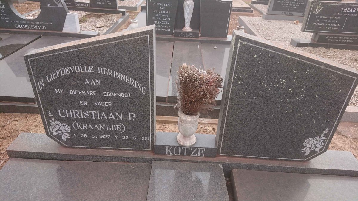 KOTZE Christiaan P. 1927-1991