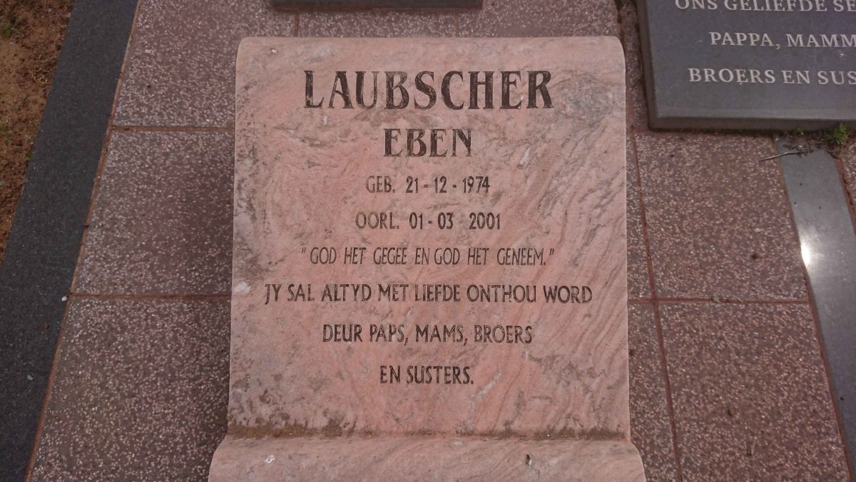 LAUBSCHER Eben 1974-2001
