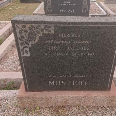 MOSTERT Dirk Jacobus 1909-1967