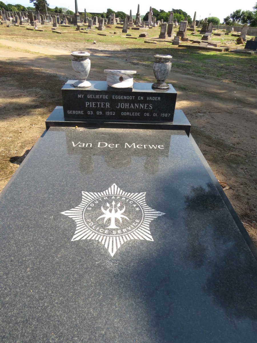 MERWE Pieter Johannes, van der 1952-1987
