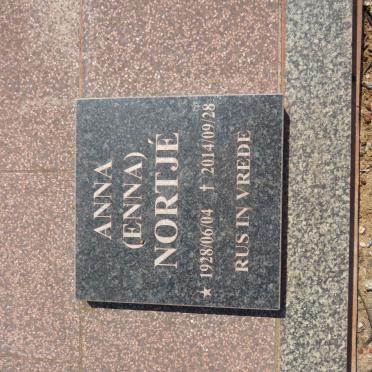 NORTJÉ Anna 1928-2014