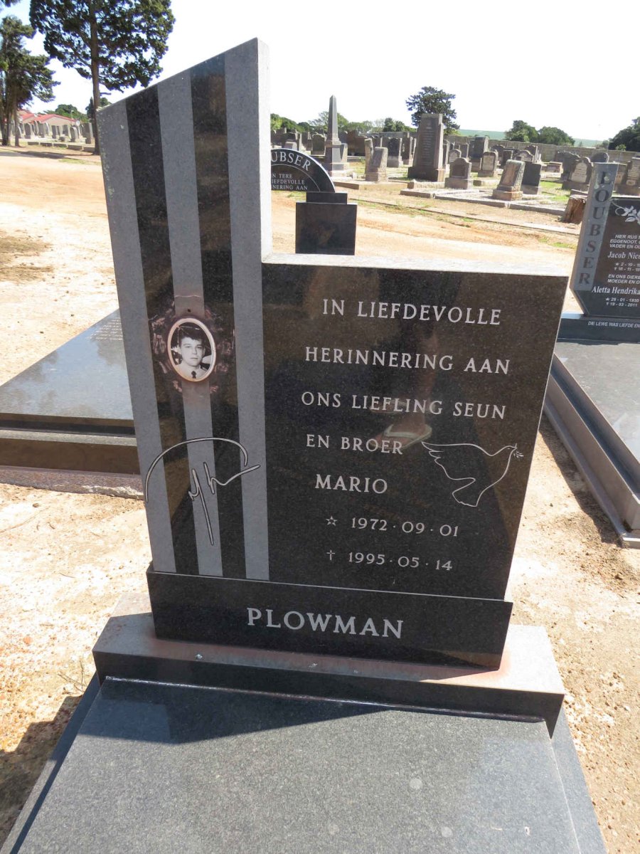 PLOWMAN Mario 1972-1995