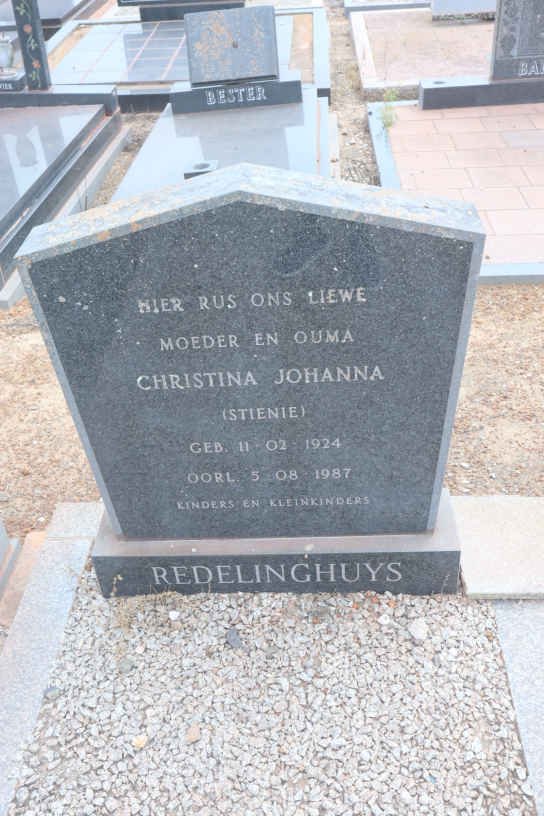 REDELINGHUYS Christina Johanna 1927-1987