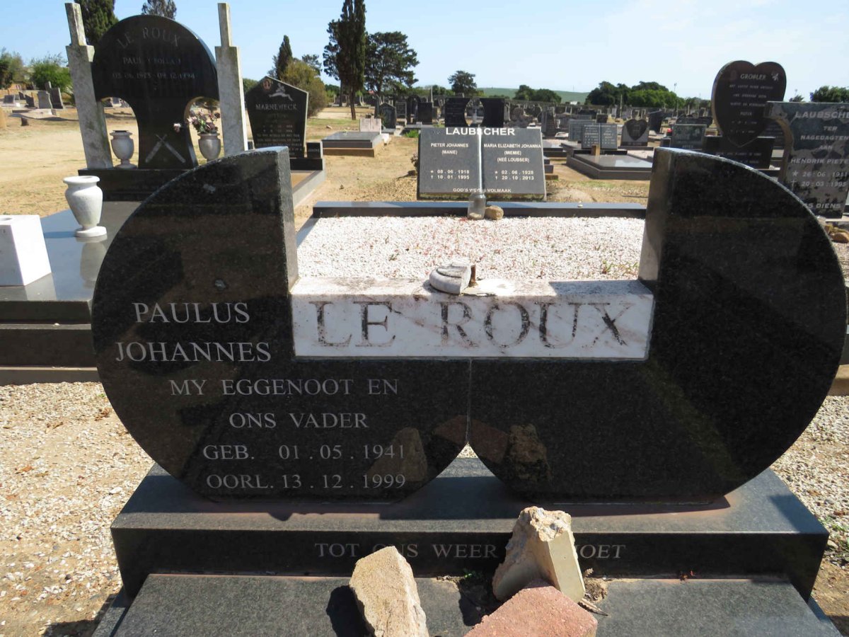 ROUX Paulus Johannes, le 1941-1999