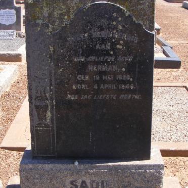 SADIE Izak Johannes Sadie 1928-1946