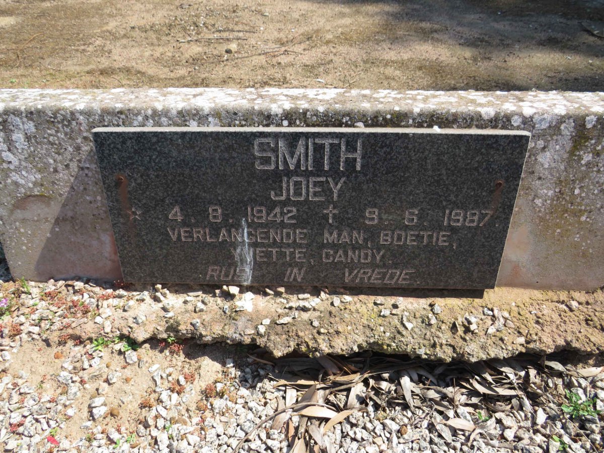 SMITH Joey 1942-1987