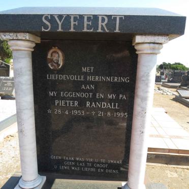 SYFERT Pieter Randall 1953-1995