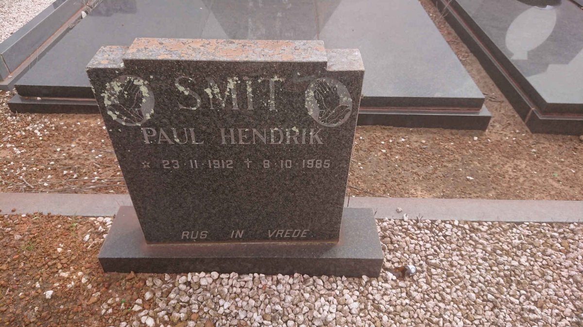 SMIT Paul Hendrik 1912-1985