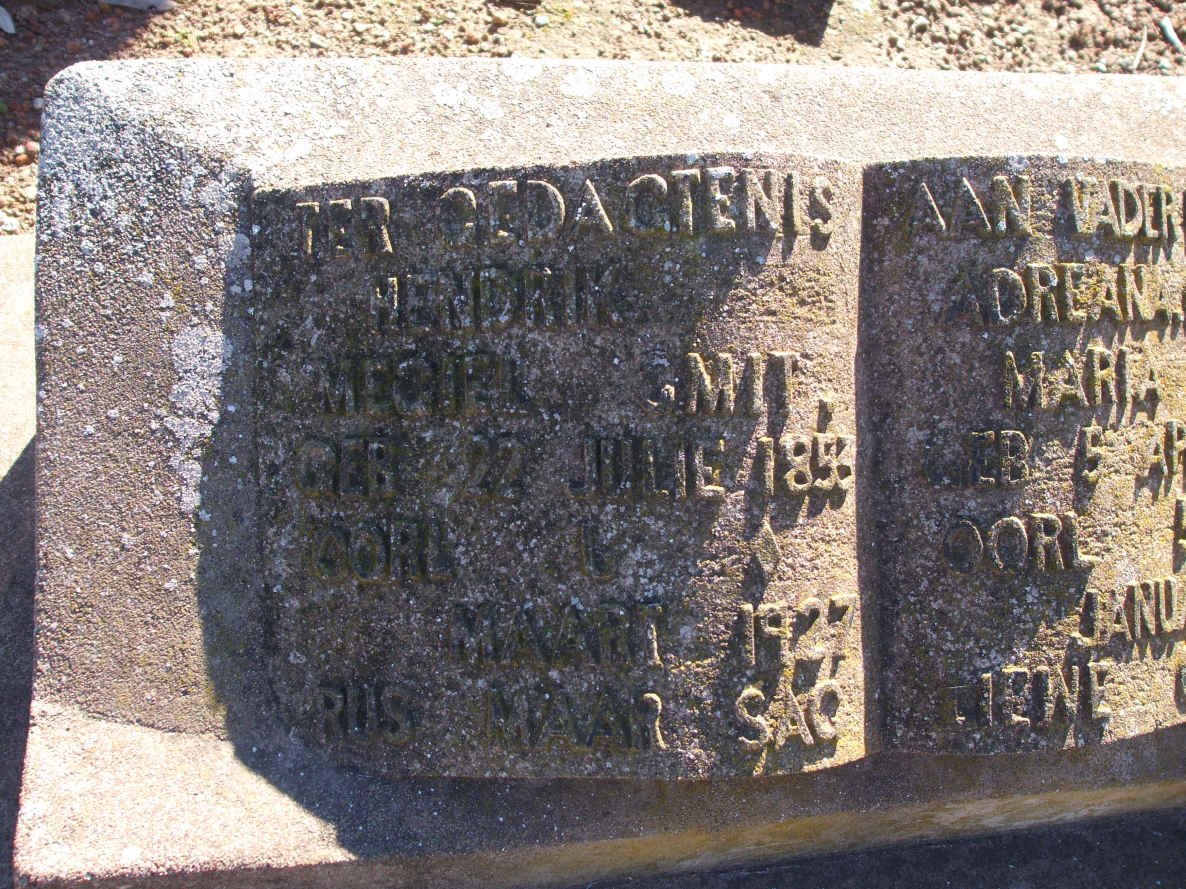 SMIT Hendrik Megiel 1853-1927