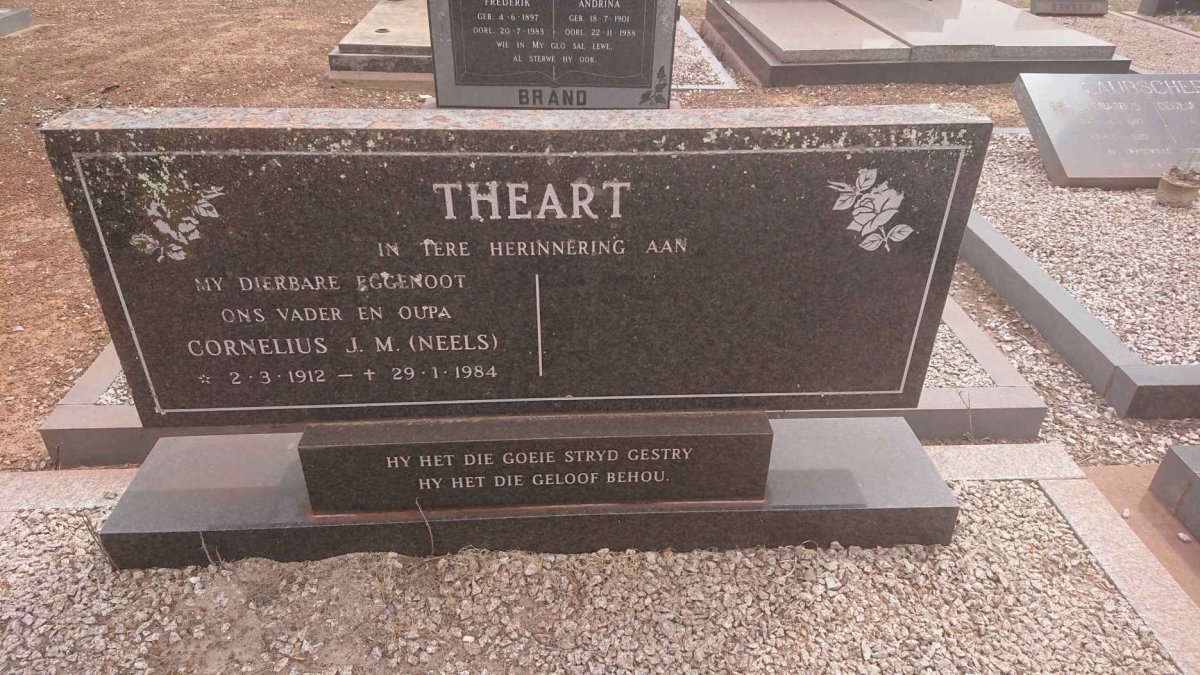 THEART Cornelius J.M. 1912-1984
