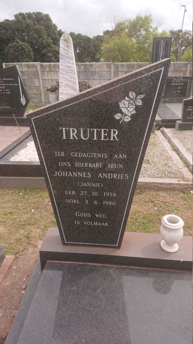 TRUTER Johannes Andries 1958-1980