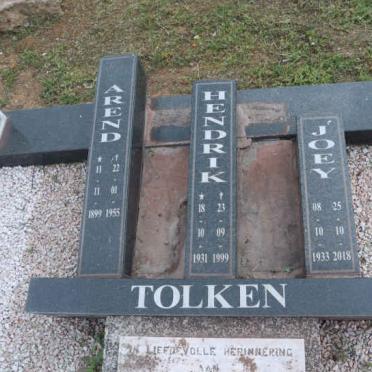 TOLKEN Arend 1899-1955 :: TOLKEN Hendrik 1931-1999 :: TOLKEN Joey 1933-2018