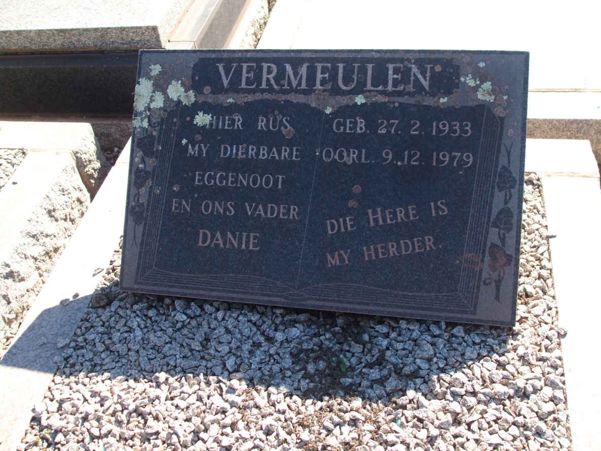 VERMEULEN Danie 1933-1979