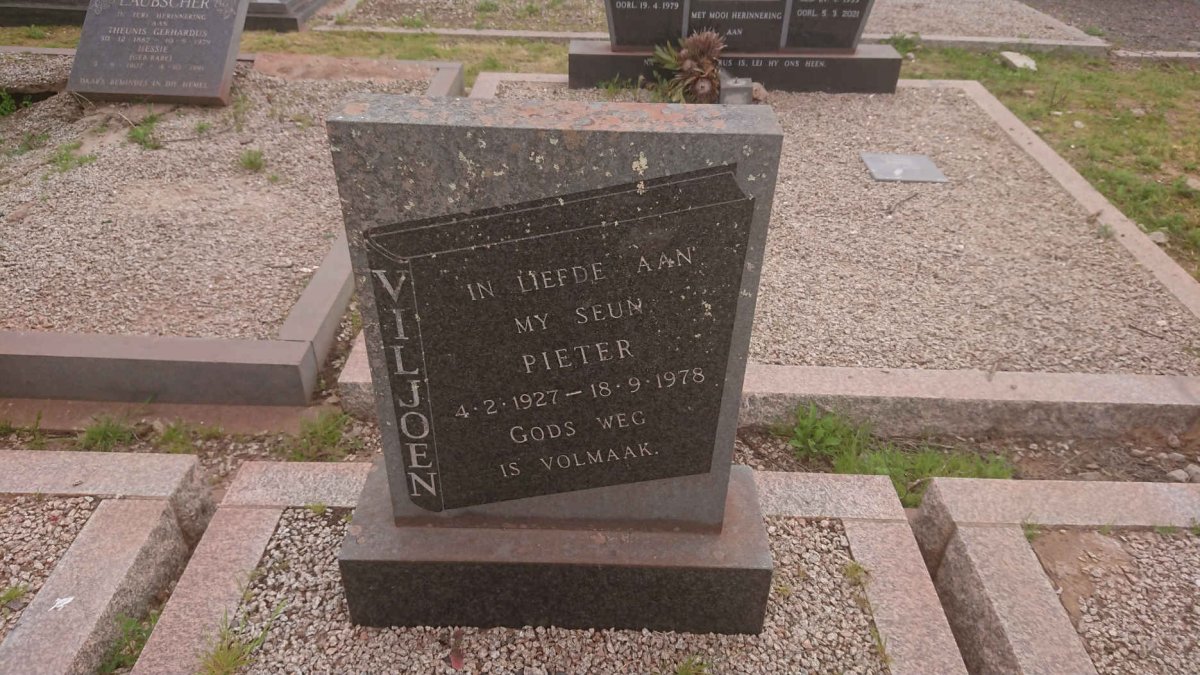 VILJOEN Pieter 1927-1978