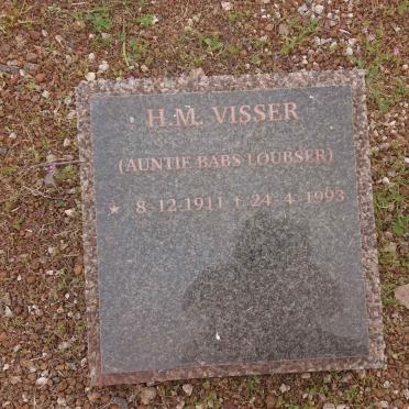 VISSER H.M. 1911-1993
