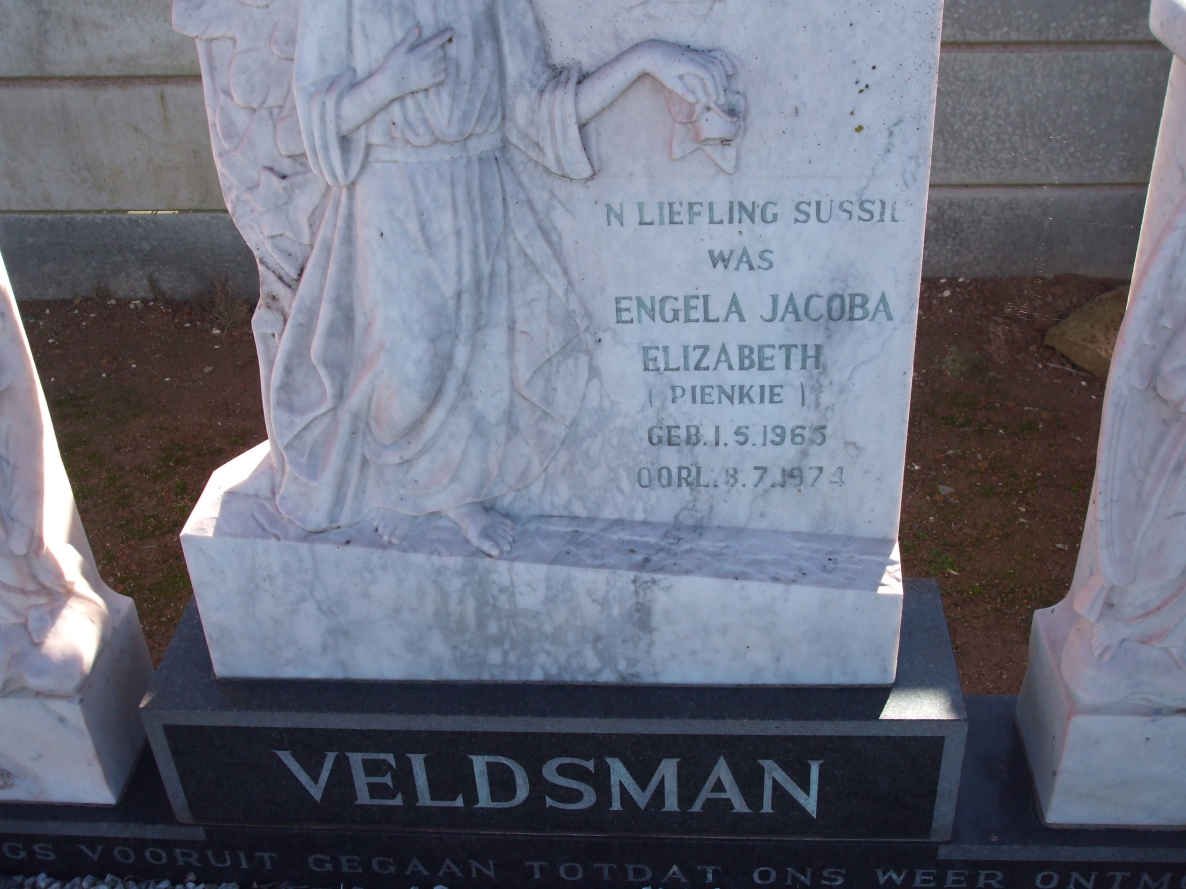 VELDSMAN Engela Jacoba Elizabeth 1965-1974