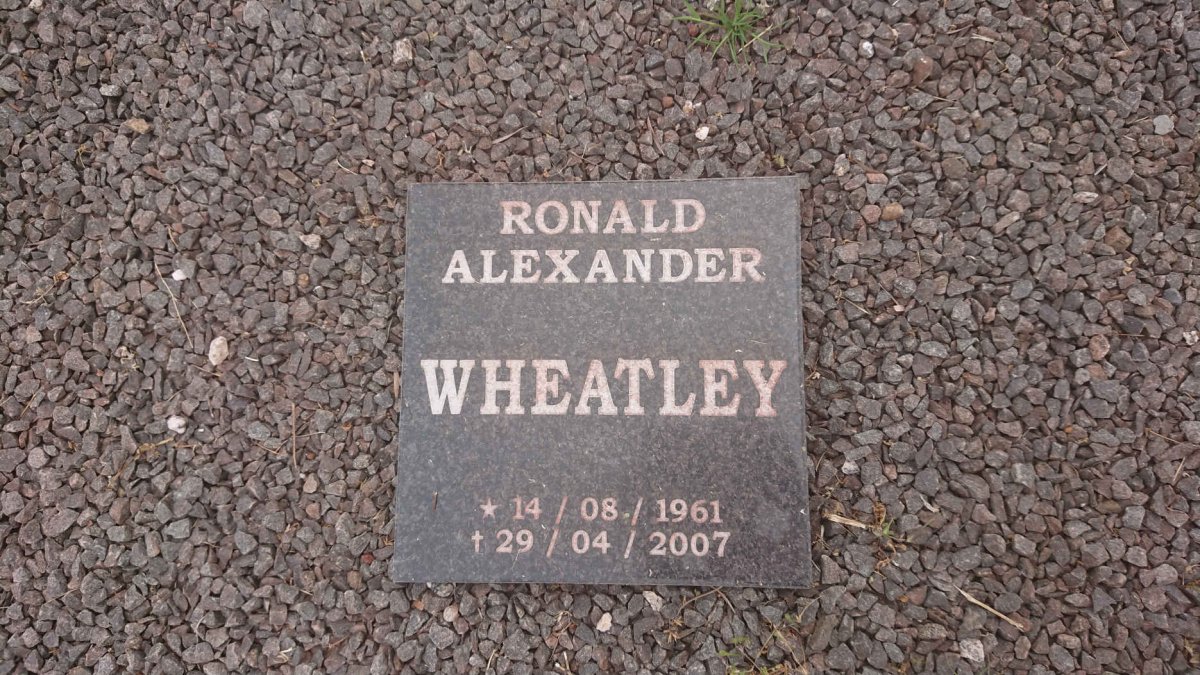 WHEATLEY Ronald Alexander 1961-2007