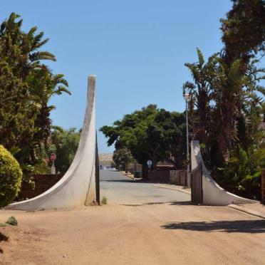 1. Entrance to cemetery