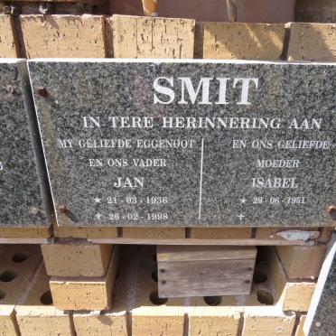 SMIT Jan 1936-1998 &amp; Isabel 1951-