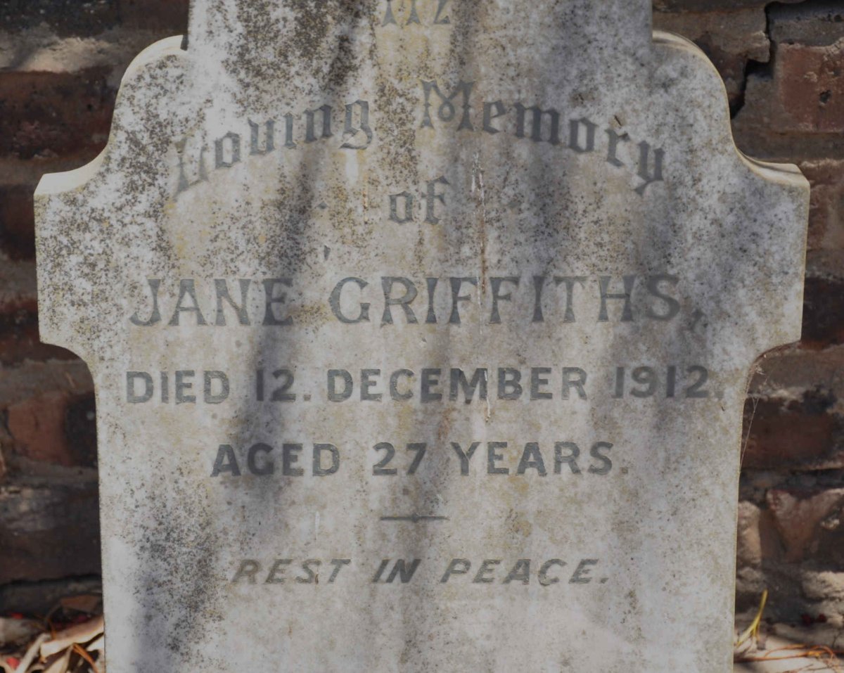 GRIFFITHS Jane -1912