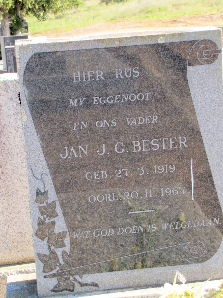 BESTER J.C. 1919-1967