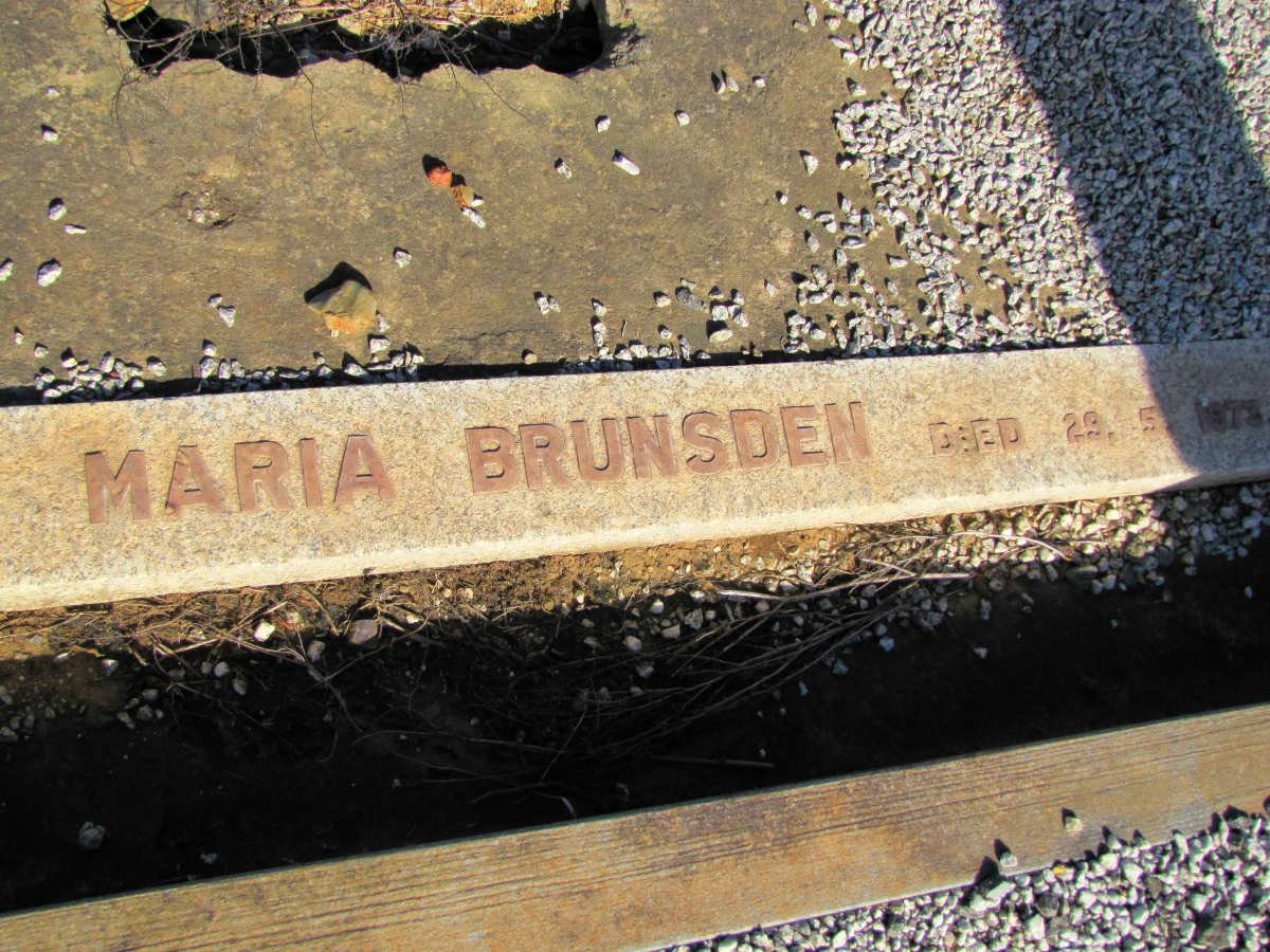 BRUNSDEN Florence Maria -1973