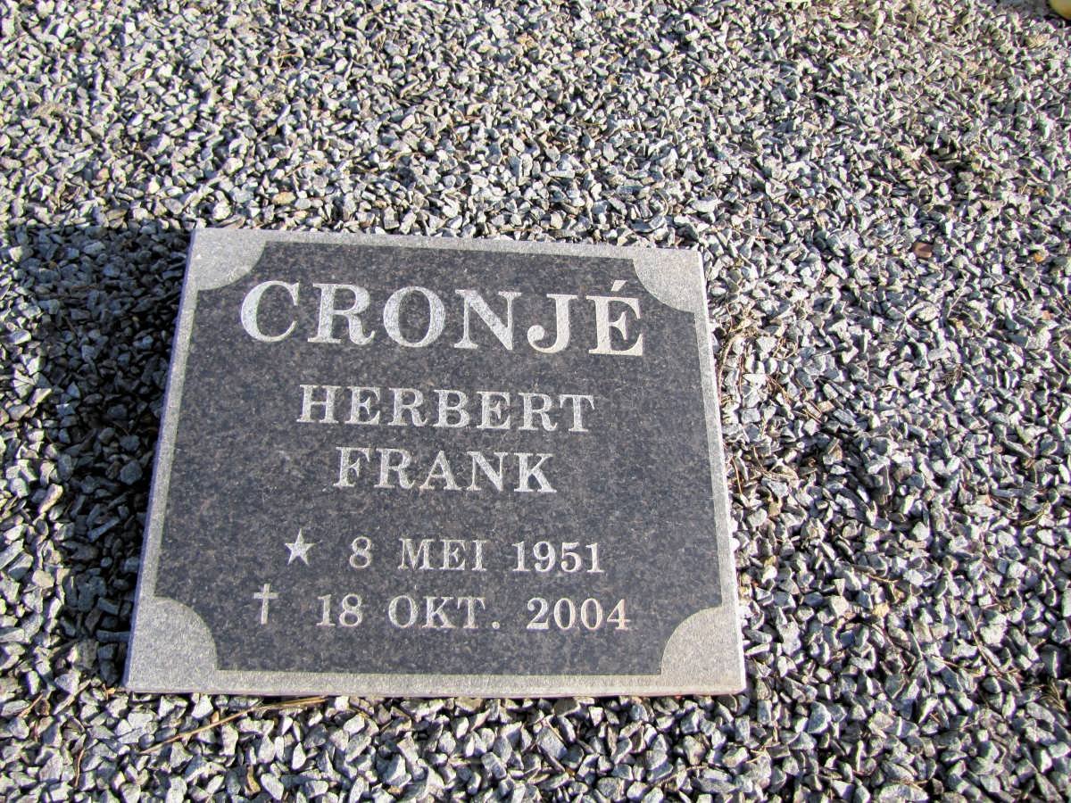 CRONJÉ Herbert Frank 1951-2004