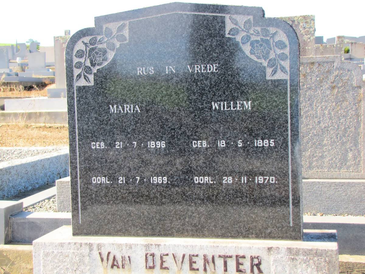 DEVENTER Willem, van 1885-1970 &amp; Maria 1896-1969