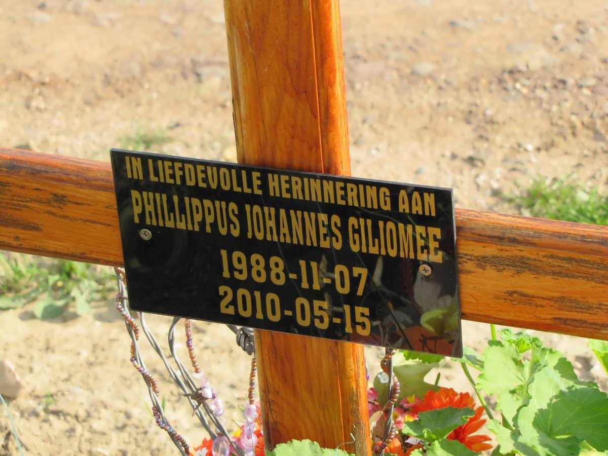 GILIOMEE Phillippus Johannes 1988-2010