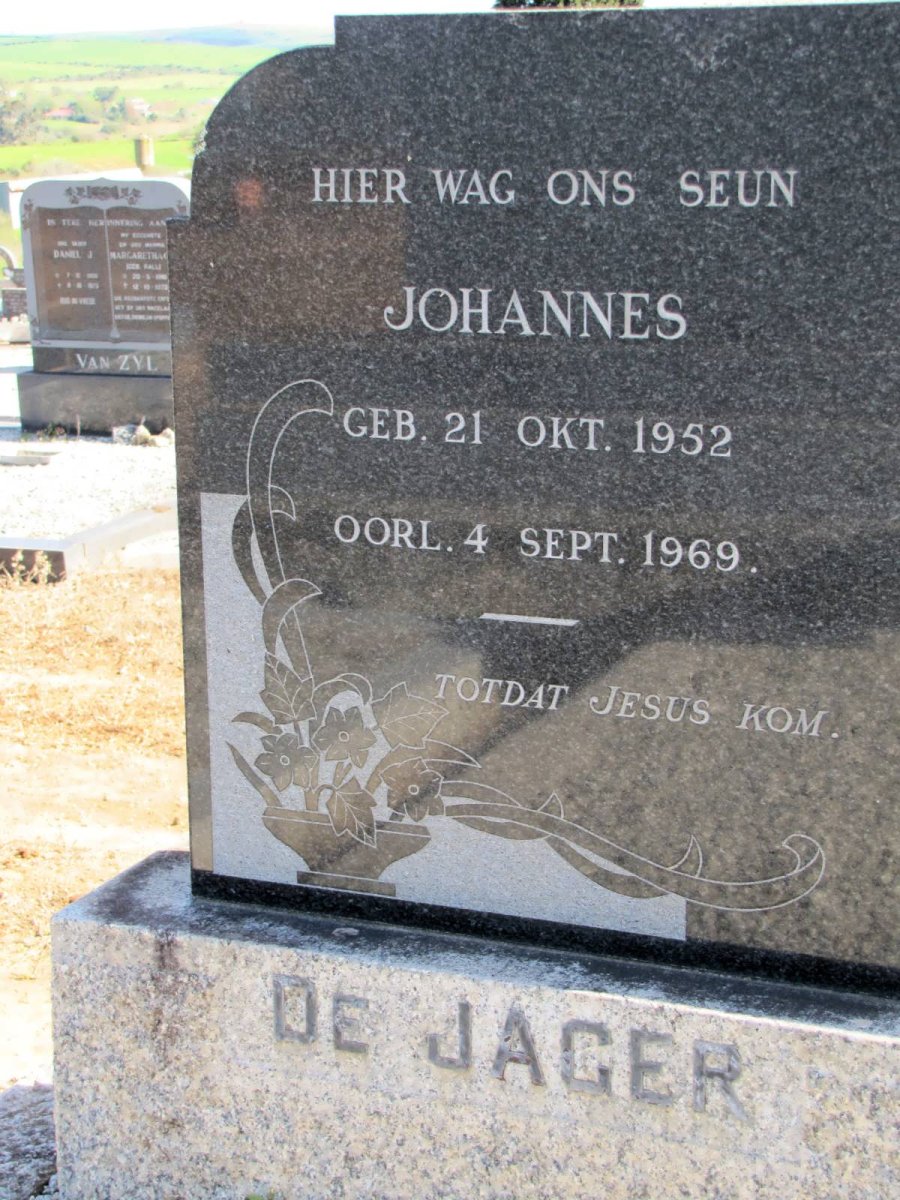 JAGER Johannes, de 1952-1969 