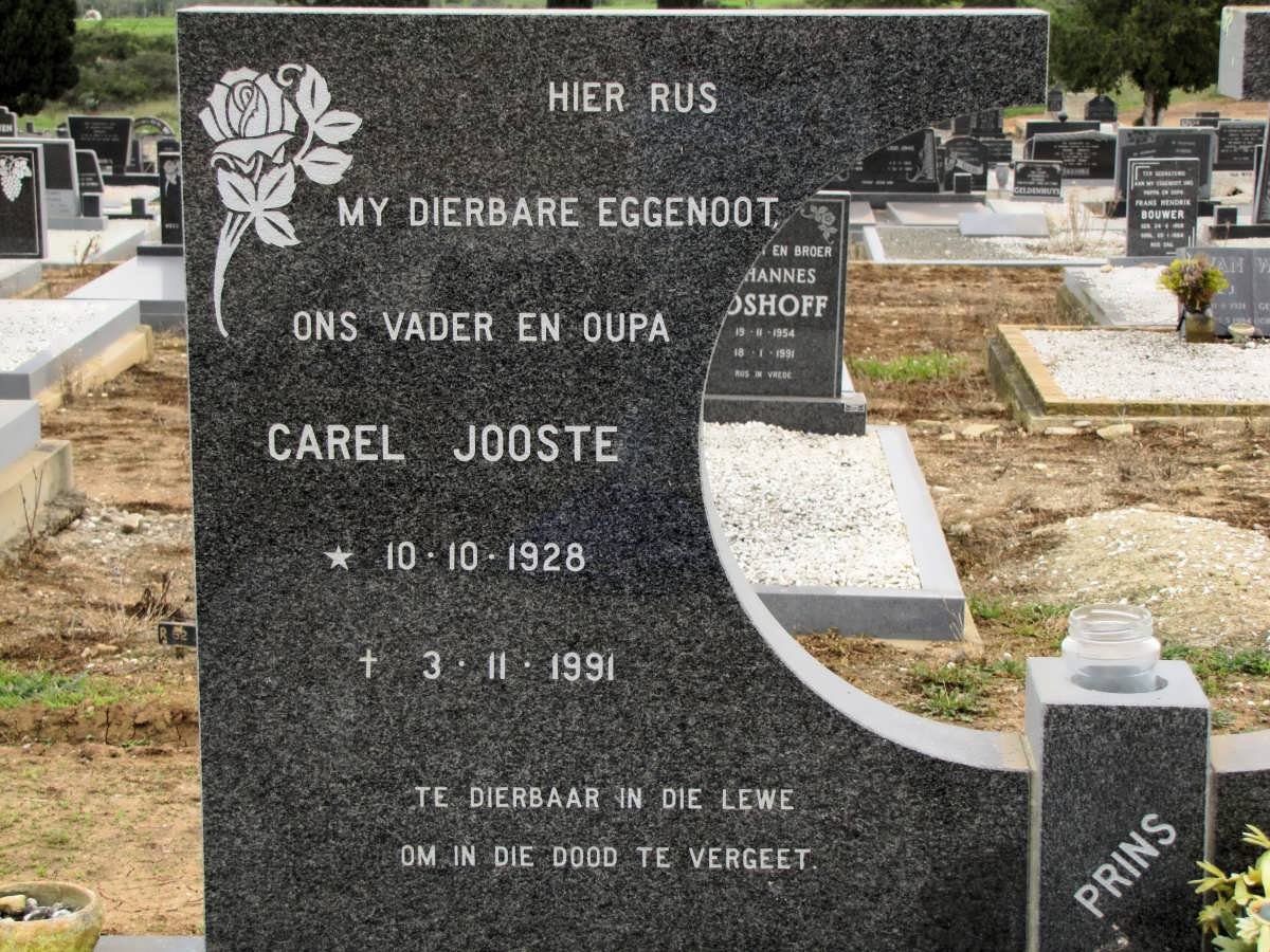 JOOSTE Carel 1928-1991