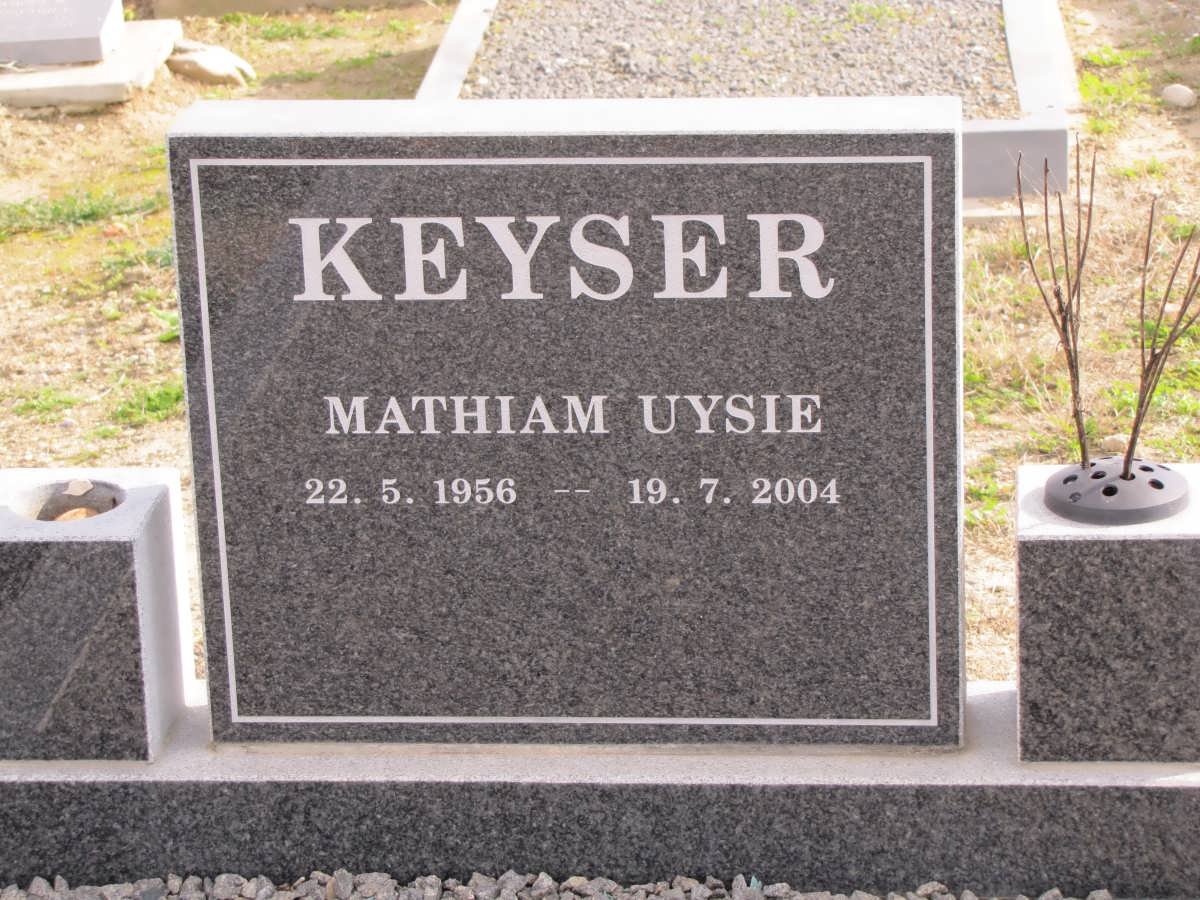 KEYSER Mathiam Uysie 1956-2004