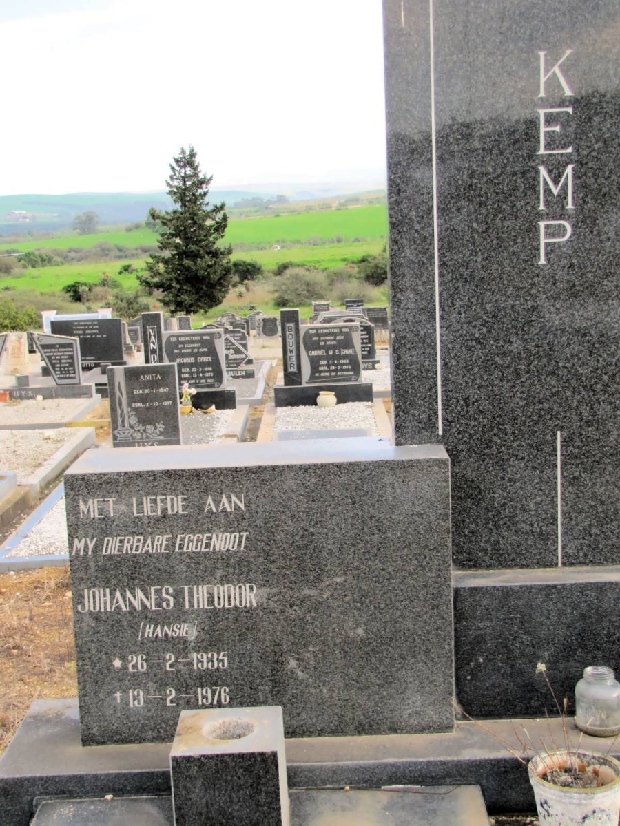 KEMP Johannes Theodor 1935-1976