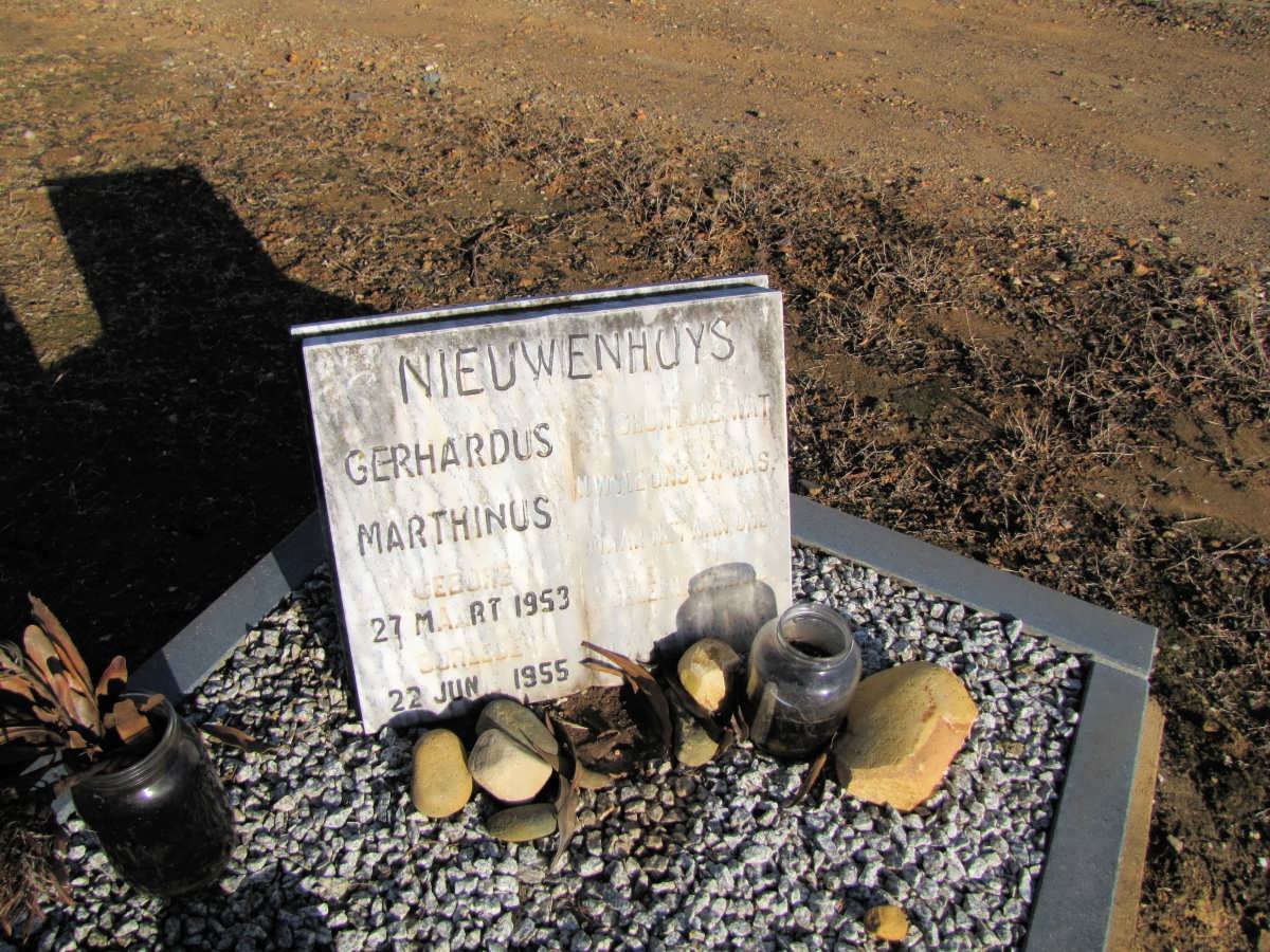 NIEUWENHUYS Gerhardus Marthinus 1953-1955